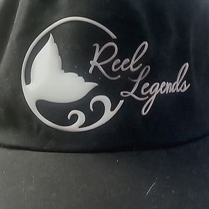Reel legends Poylester black hat